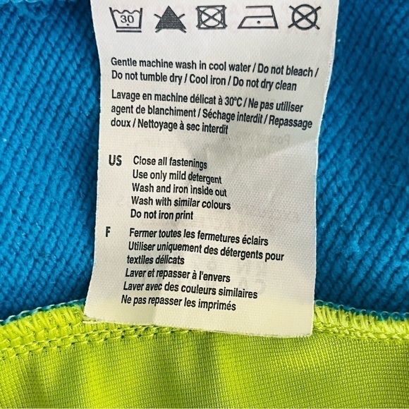 PUMA Dry Cell men’s hoodie jacket long sleeves zip  2 pockets blue green size L - Picture 11 of 16